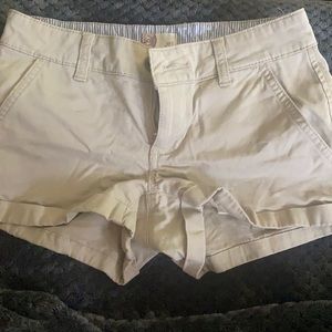Tan shorts , size 0